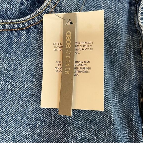 NWT - ASOS Recycled REMO Rebel Mom Jeans - Picture 5 of 5